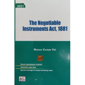 Book Corporation's The Negotiable Instruments Act 1881 by Manas Kumar Pal 